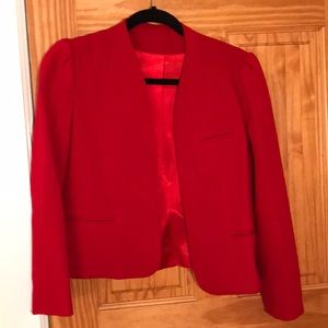 Vintage Wool Puff Sleeve Blazer
